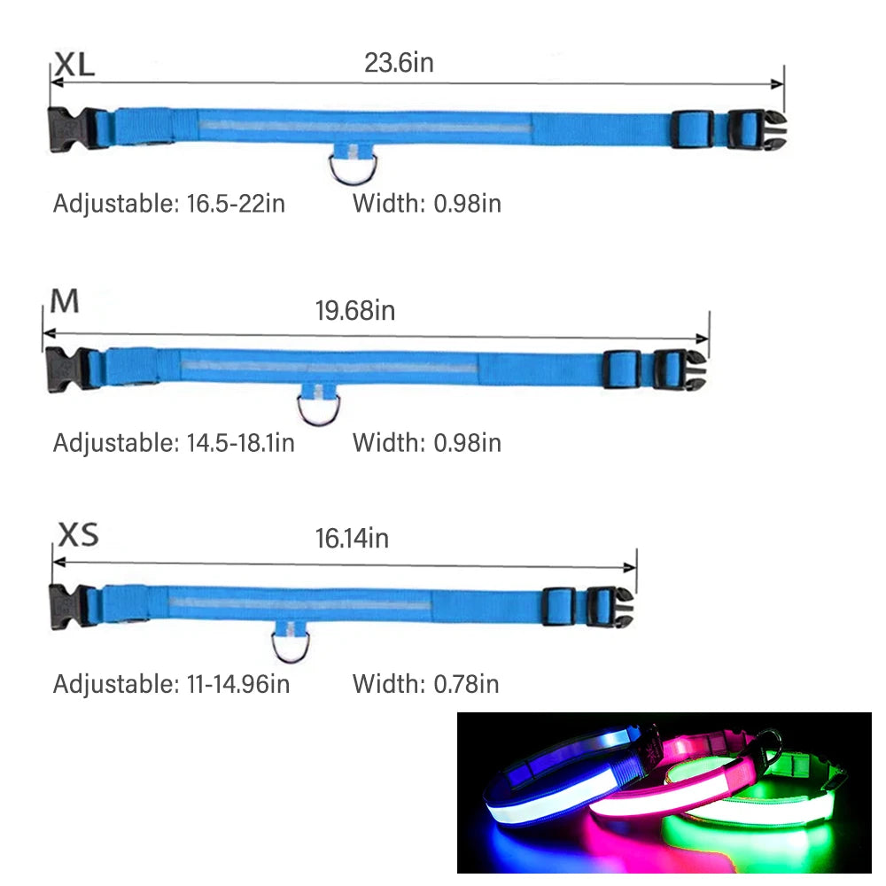 GlowUp LED Dog Collar