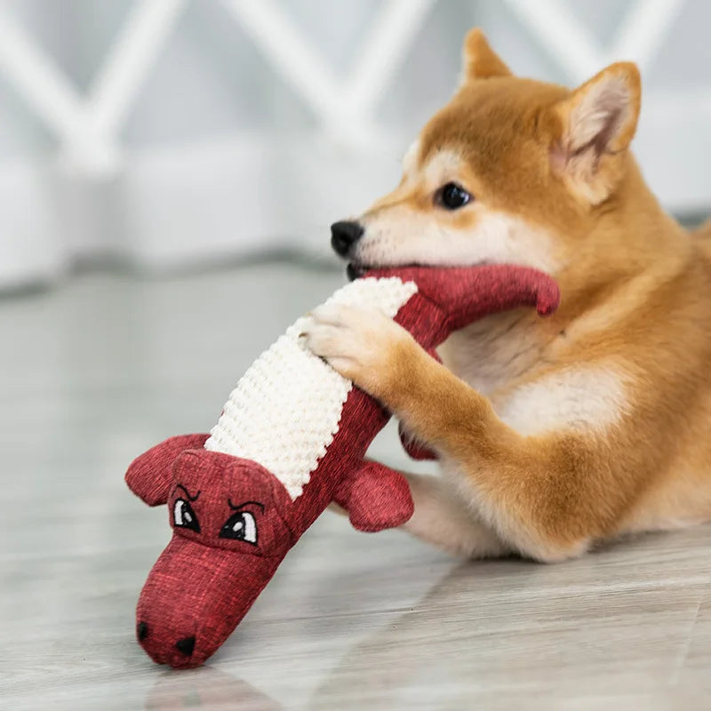 Chompy Fun Alligator Toy - Plush & Squeaky Dog Toy