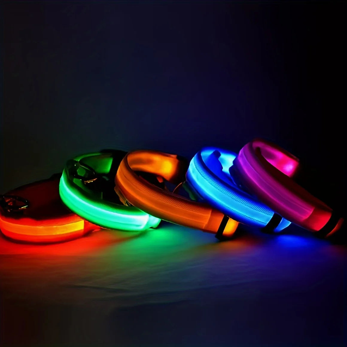 Safe Night Light Dog Collar