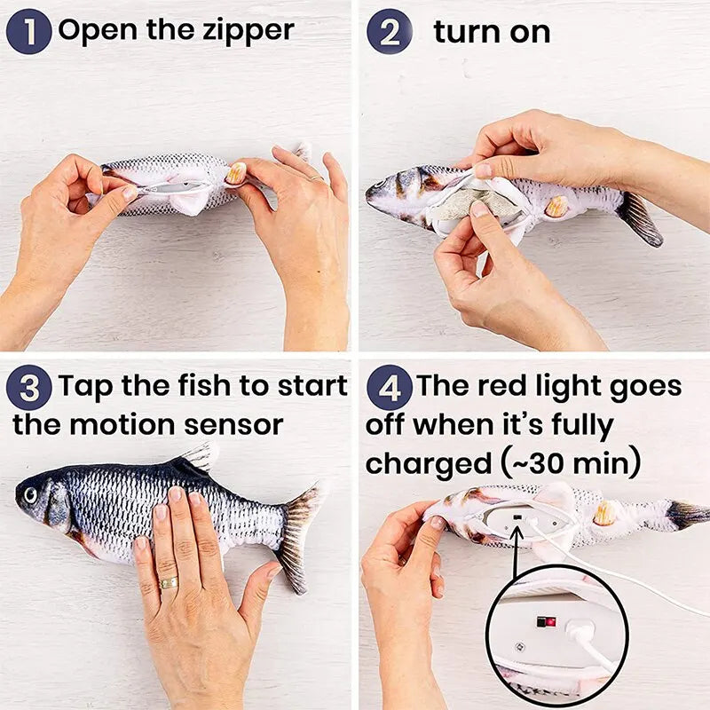 Floppy Fish Fun Pet Toy