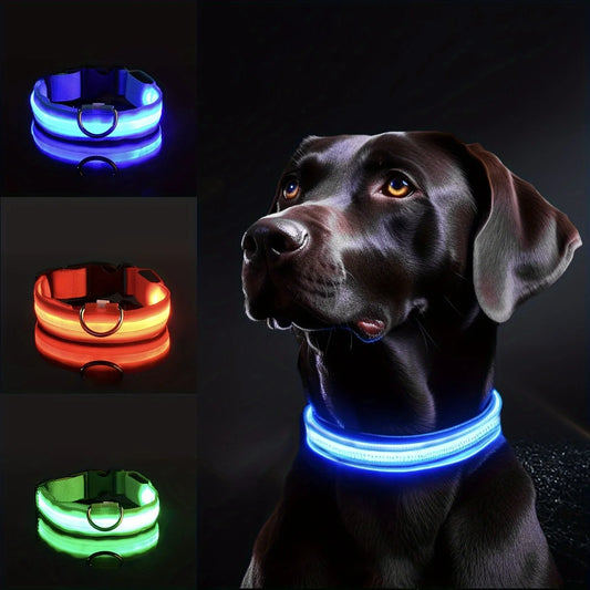 Safe Night Light Dog Collar