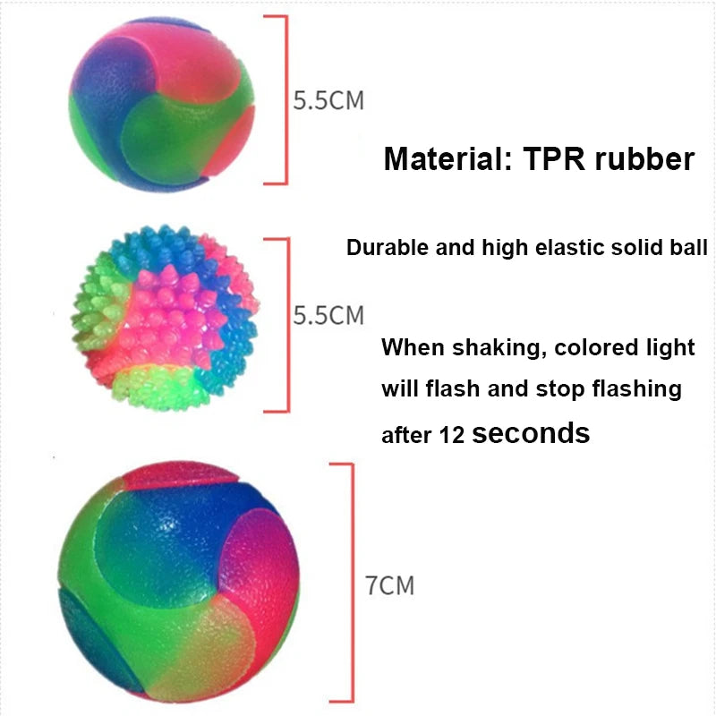 Glow Bounce Fun Ball for Dogs