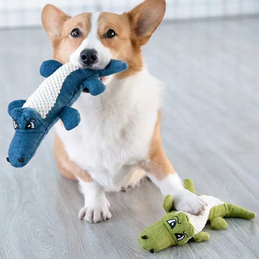 Chompy Fun Alligator Toy - Plush & Squeaky Dog Toy