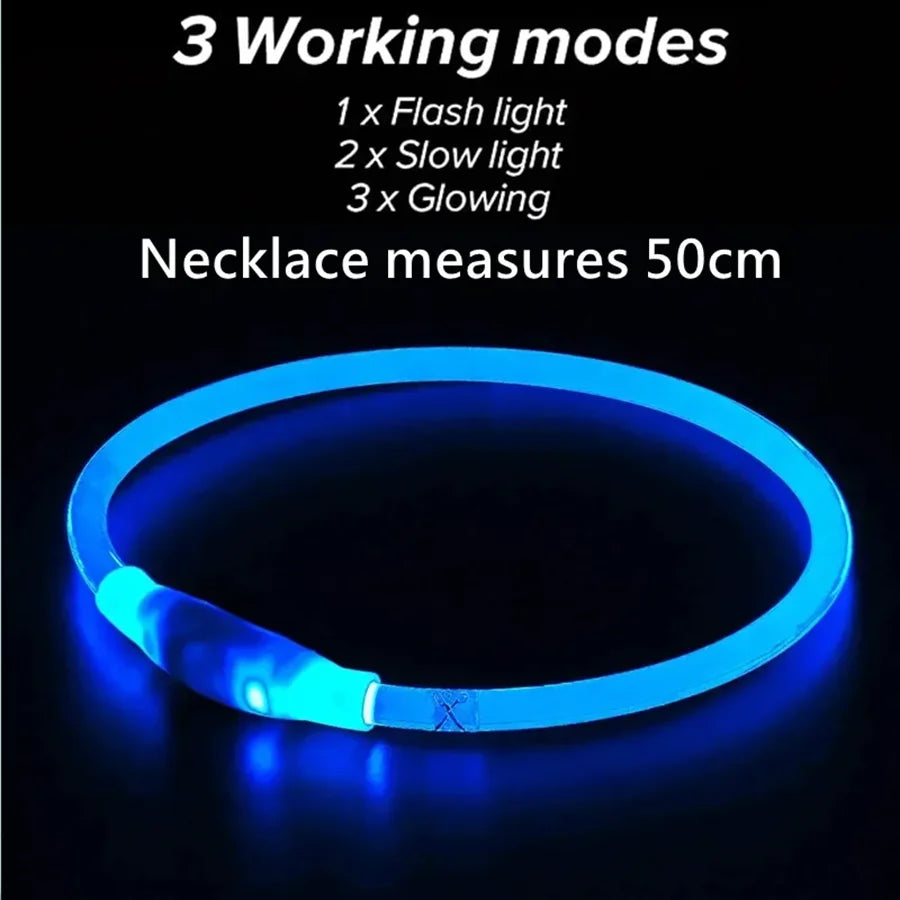 GlowSafe LED Pet Collar