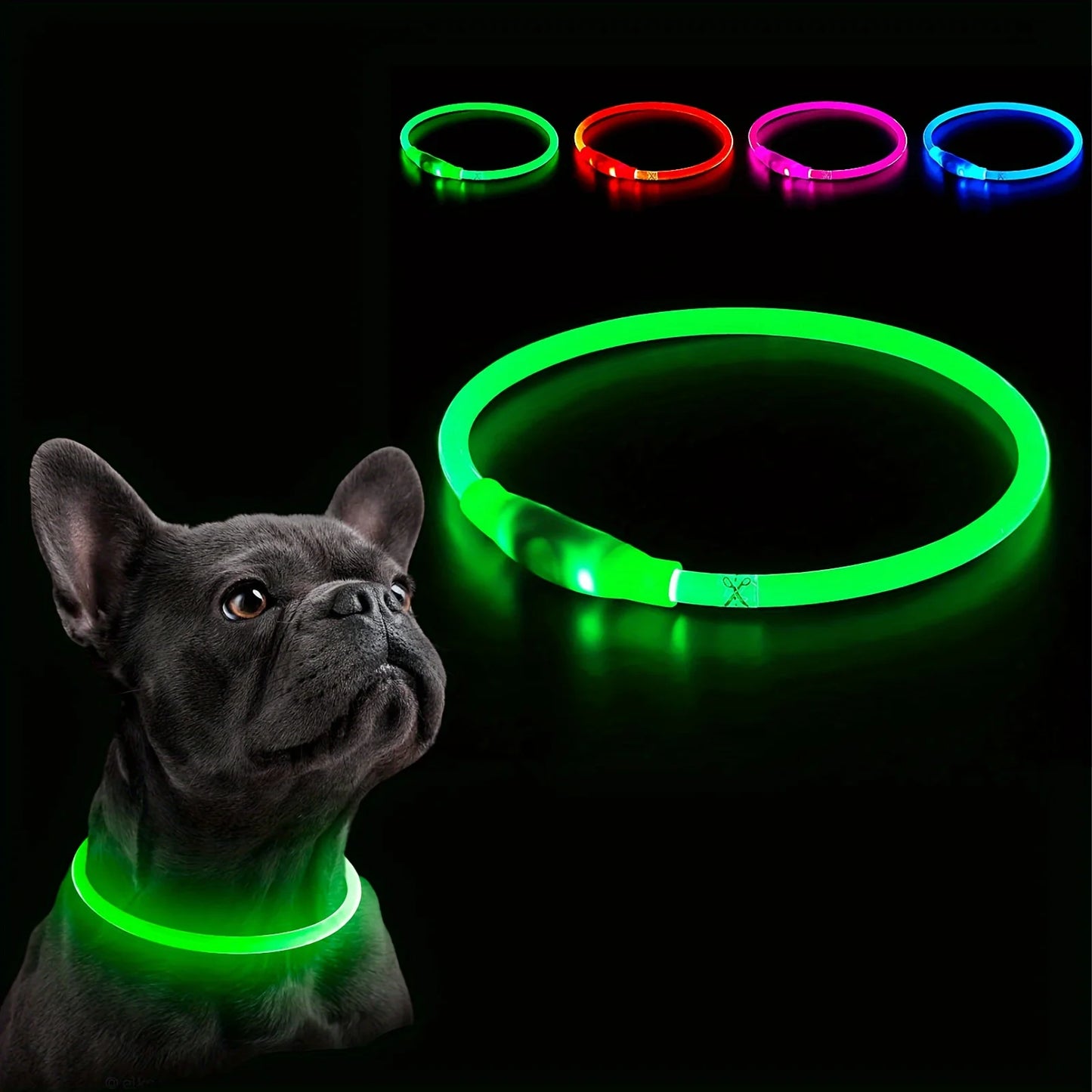 GlowSafe LED Dog Collar